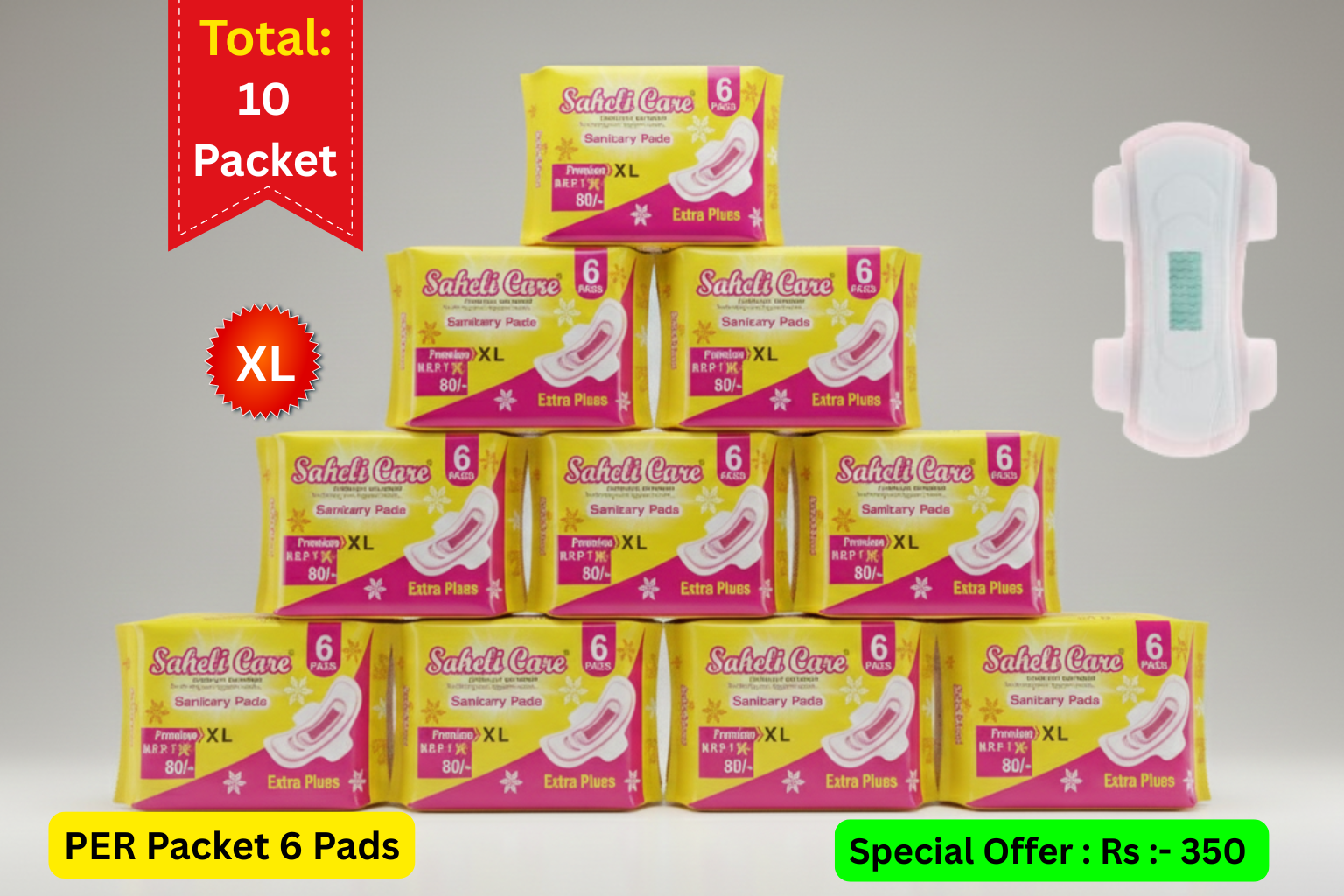 XL (without chip Try-fold Pad)